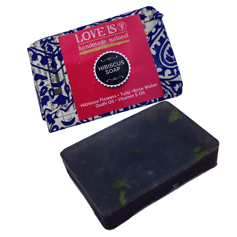 Love Is Hibiscus Soap - Buy Eco Friendly Products - Upycled, Organic, Fair Trade :: Green The Map