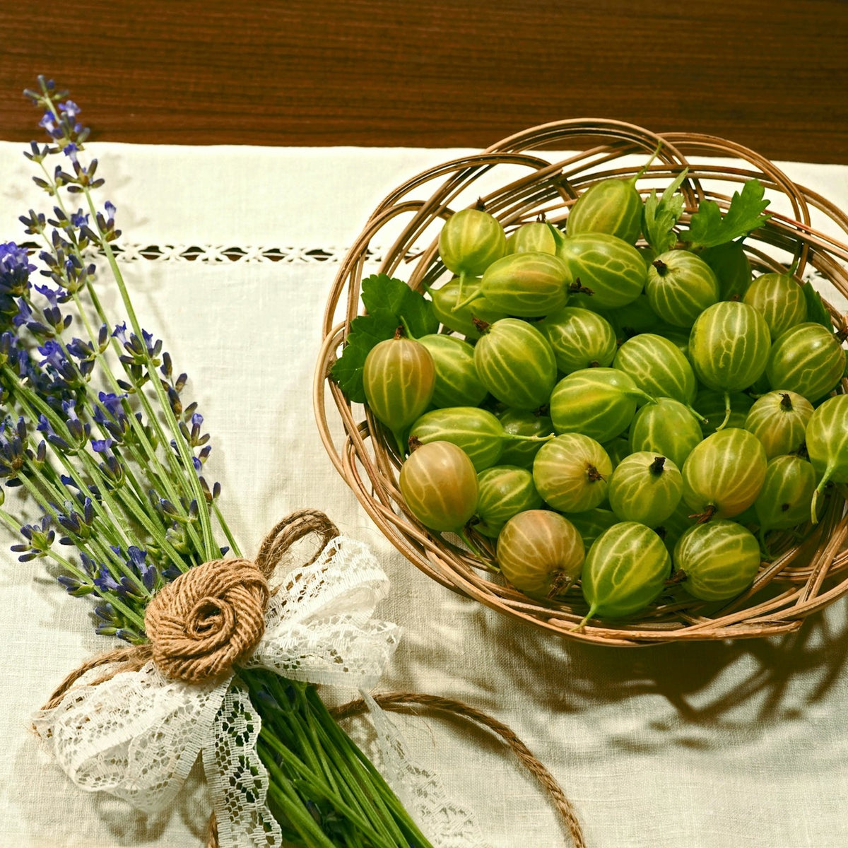 Amla in a woven basket