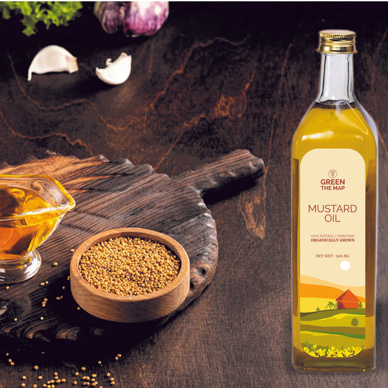 ORGANIC RAW MUSTARD OIL - UNLOCKING THE BENEFITS OF NATURE'S GOLD