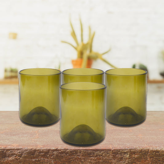 Upcycled whiskey glass - wine (set of 4)