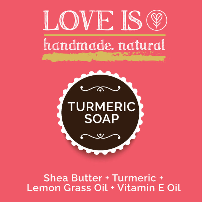 Love Is Turmeric Loofah Soap