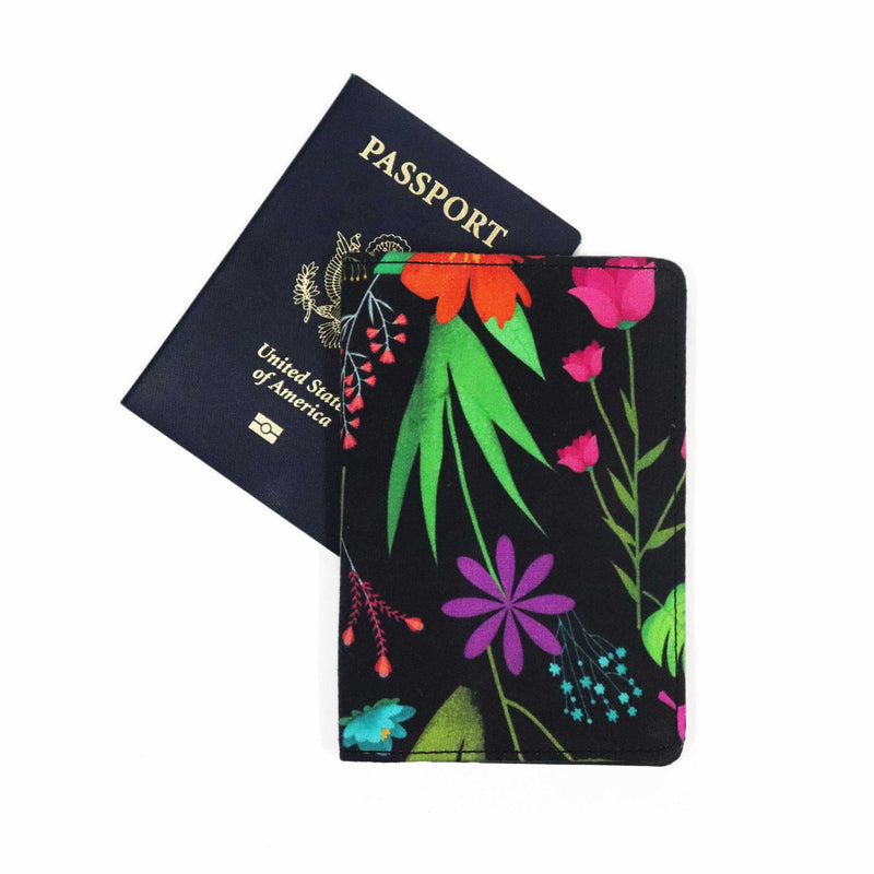 Mystic Flower Passport holder - Buy Eco Friendly Products - Upycled, Organic, Fair Trade :: Green The Map