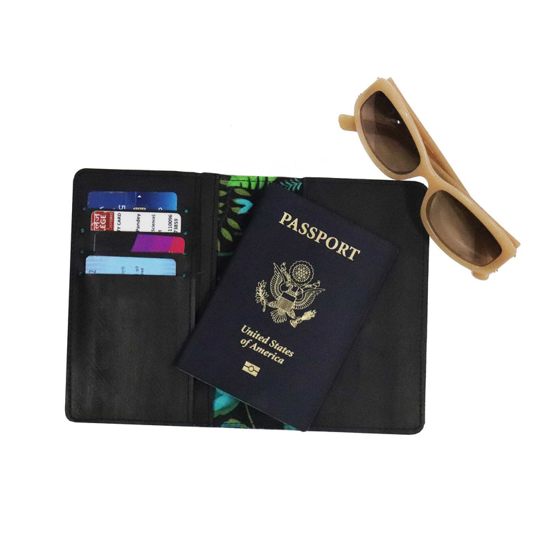 Mystic Flower Passport holder - Buy Eco Friendly Products - Upycled, Organic, Fair Trade :: Green The Map