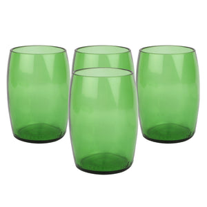 Upcycled Water glass- Beer (set of 4) - Buy Eco Friendly Products - Upycled, Organic, Fair Trade :: Green The Map