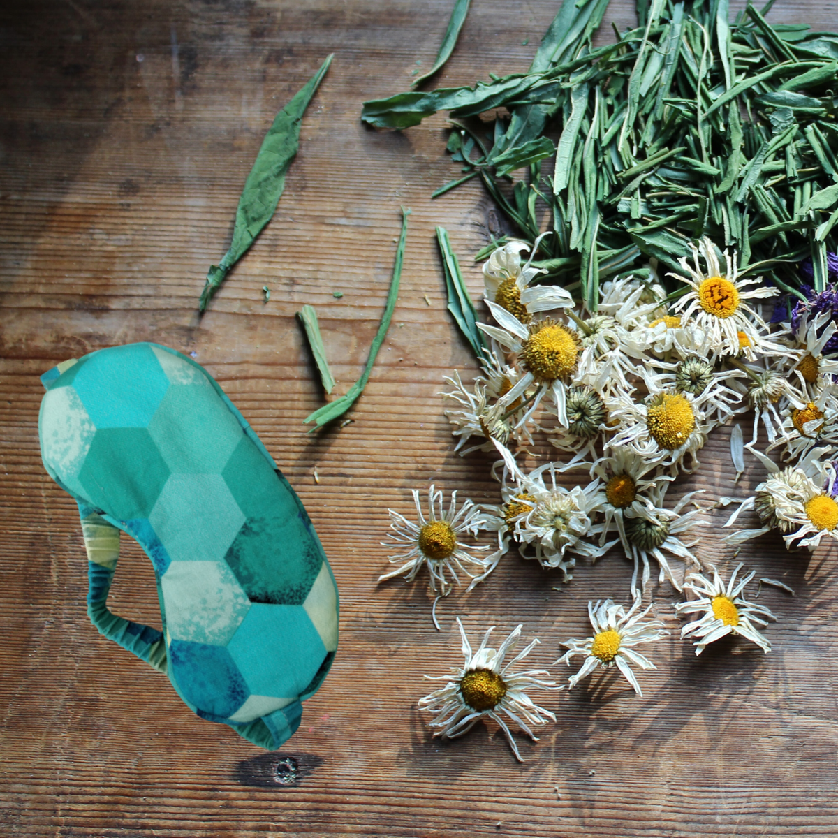 Organic Eco Friendly Eye Mask - Turq Kaleidoscope