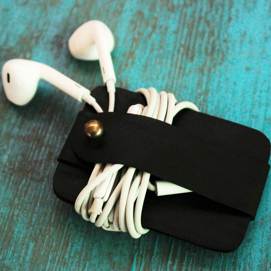 Upcycled Tube Earphone Organizer
