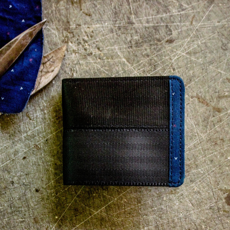 Eco-friendly and Sustainable Upcycled Car Seatbelt Men's Wallet - Made in India