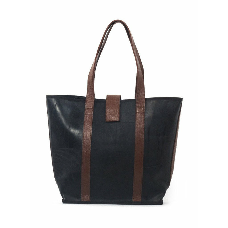 Fair trade leather shop bag